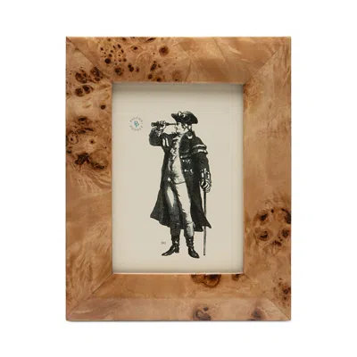 Pigeon & Poodle Narvik Dark Brown Burl Frame, 8 X 10