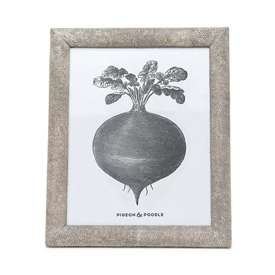 Pigeon & Poodle Oxford Blanc 8 X 10 Frame In Gray