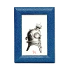 Pigeon & Poodle Oxford Faux Shagreen Frame, 5.5 X 7.5 In Navy
