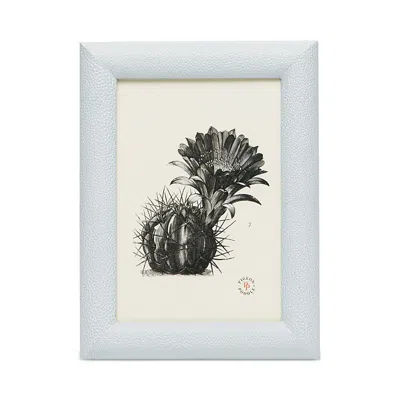 Pigeon & Poodle Oxford Faux Shagreen Frame, 5 X 7 In Cool Gray