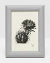 Pigeon & Poodle Oxford Realistic Faux-shagreen Picture Frame, 5" X 7" In Ash Gray