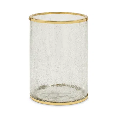 Pigeon & Poodle Pomaria Wastebasket In Gold