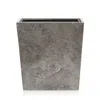 Pigeon & Poodle Veneto Waste Basket In Gray