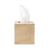 Pigeon & Poodle Verum Tissue Box Cover In Antique Brass