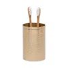 Pigeon & Poodle Verum Toothbrush Holder In Antique Brass
