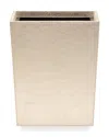 Pigeon & Poodle Viana Rectangular Wastebasket In Gold Foil