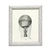Pigeon & Poodle Witney Ostrich Leather Frame, 8 X 10 In Gray