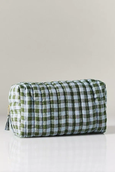 Piglet In Bed Cosmetic Pouch In Blue