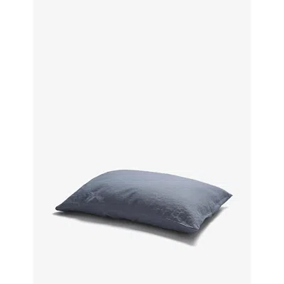 Piglet In Bed Dusk Blue Envelope-closure Standard Linen Pillowcases 50cm X 75cm