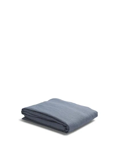 Piglet In Bed Flat Sheet In Blue