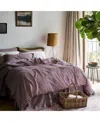 Piglet In Bed Gingham Linen Blend Duvet Cover, Twin In Pattern