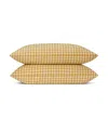 Piglet In Bed Gingham Linen Blend Pillowcase Pair
