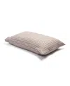 Piglet In Bed Gingham Linen Blend Pillowcase Pair In Neutral