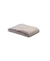 Piglet In Bed Gingham Linen Duvet Cover In Mushroom Gingham