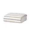 Piglet In Bed Kemptown Stripe Linen Duvet Cover, Twin