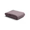 Piglet In Bed Plain Linen Blend Duvet Cover In Elderberry