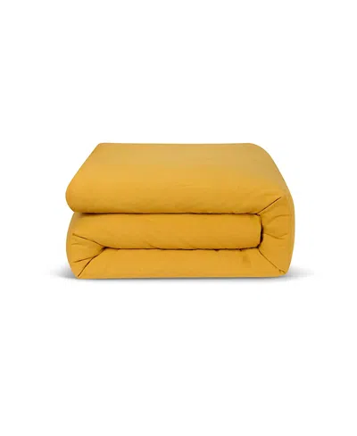 Piglet In Bed Linen Blend Duvet Cover, Twin In Yellow