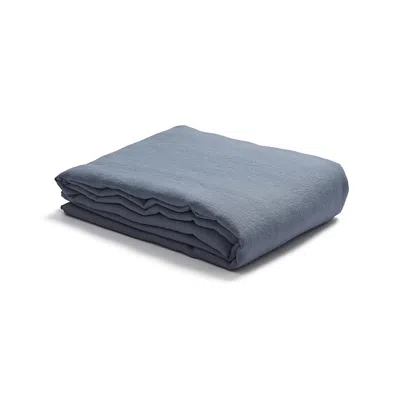 Piglet In Bed Linen Blend Duvet Cover, Twin In Dusk Blue