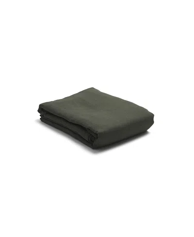 Piglet In Bed Linen Blend Duvet Cover, Twin In Fern Green