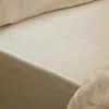 Piglet In Bed Linen Blend Fitted Sheet, California King In Pearl