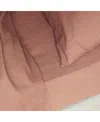 Piglet In Bed Linen Blend Fitted Sheet, California King In Warm Clay