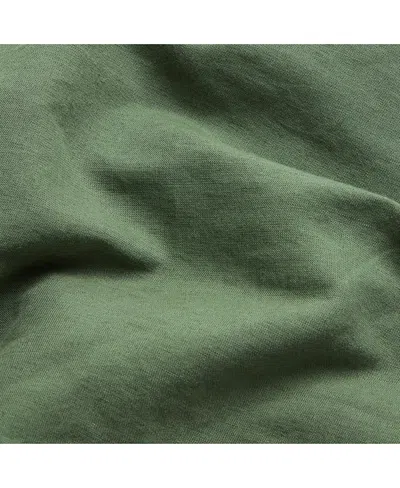 Piglet In Bed Linen Blend Fitted Sheet, Full In Green