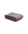 Piglet In Bed Linen Blend Flat Sheet, Queen In Elderberry