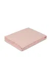 Piglet In Bed Linen Blend Flat Sheet, Queen In Pink