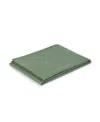 Piglet In Bed Linen Blend Flat Sheet, Twin In Green