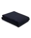 Piglet In Bed Linen Blend Flat Sheet, Twin In Atlantic