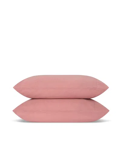 Piglet In Bed Linen Blend Pillowcase Pair, King In Pink