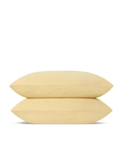 Piglet In Bed Linen Blend Pillowcase Pair, King In Yellow