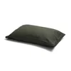Piglet In Bed Plain Linen Blend Pillowcase Pair In Fern Green