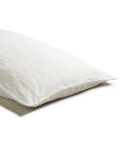 Piglet In Bed Linen Blend Pillowcase Pair, Standard In White