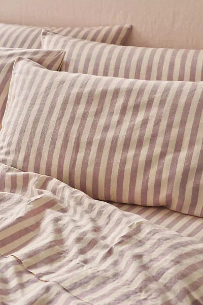 Piglet In Bed Linen Blend Pillowcases, Set Of 2 In Pink