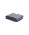 Piglet In Bed Plain Linen Duvet Cover In Dusk Blue