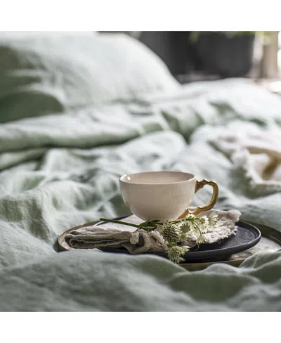 Piglet In Bed Linen Duvet Cover In Green
