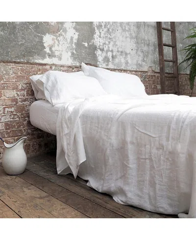 Piglet In Bed Linen Fitted Sheet, Full In White