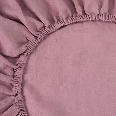 Piglet In Bed Linen Fitted Sheet, Queen In Pink