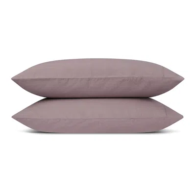 Piglet In Bed Linen Pillowcase Pair, Standard In Purple