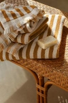 Piglet In Bed Pembroke Stripe Cotton Towel Collection In Yellow