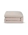 Piglet In Bed Pembroke Stripe Linen Blend Duvet Cover, Queen