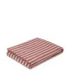Piglet In Bed Pembroke Stripe Linen Blend Flat Sheet, King