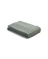 Piglet In Bed Pembroke Stripe Linen Duvet Cover, King In Green