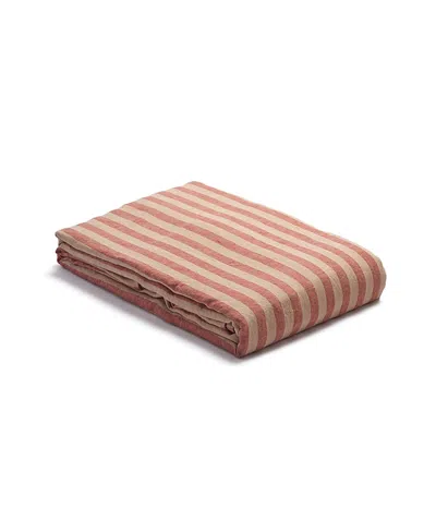 Piglet In Bed Pembroke Stripe Linen Duvet Cover, King