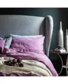 Piglet In Bed Plain Linen Duvet Cover, Twin In Pink
