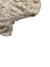 Piglet In Bed Plain Linen Fitted Sheet In Oatmeal