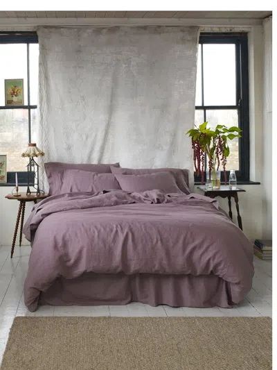 Piglet In Bed Plain Linen Flat Sheet