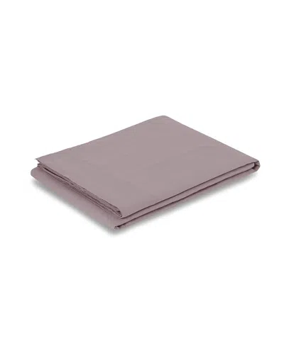 Piglet In Bed Plain Linen Flat Sheet, King In Gray