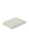 Piglet In Bed Plain Linen Flat Sheet, Queen In White